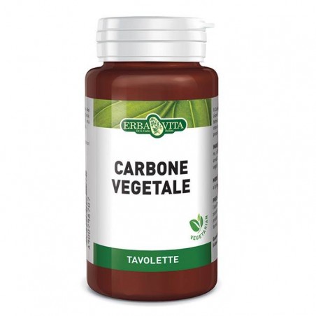 Carbone vegetale 100 compresse | Erbavita