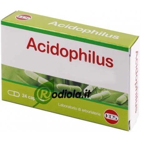 Acidophilus 24 capsule con 10 miliardi cellule vive per capsula 