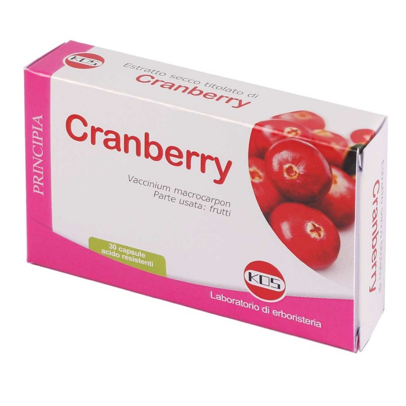 Cranberry mirtillo rosso di palude capsule