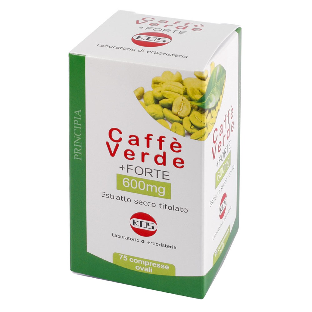 Caffè verde forte (green coffee strong) ricco di acido Clorogenico