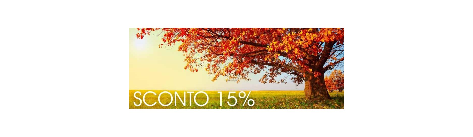 Sconto 15%
